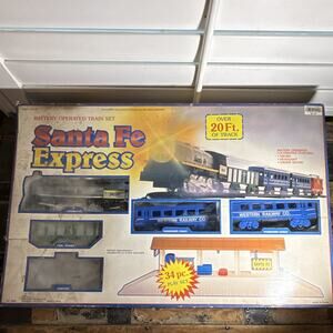 Victoria Santa Fe HO Starter Train Set Light & Sound - INCOMPLETE